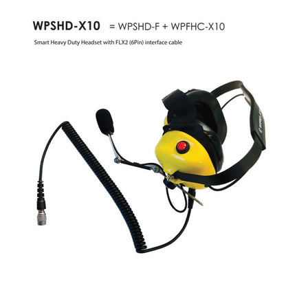 WPSHD-X10 Smart Heavy Duty Hearing Protection Headset