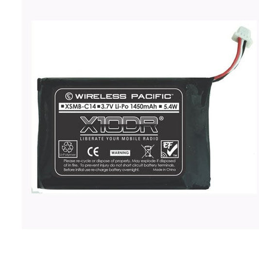 XSMB-C14 Replacement X10DR Wireless Microphone Battery.